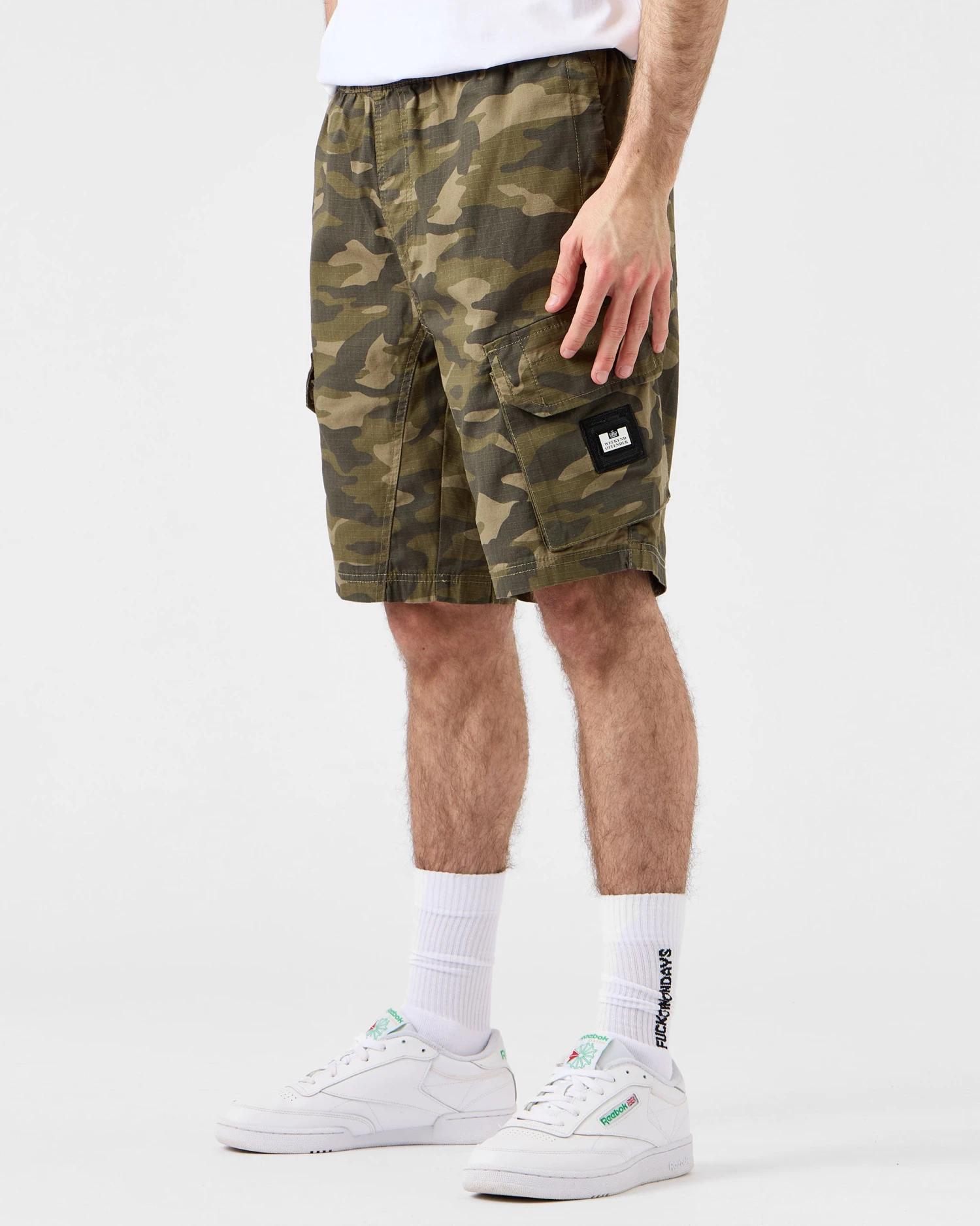 Weekend Offender Bavaro Cargo Shorts Camou - Image 2
