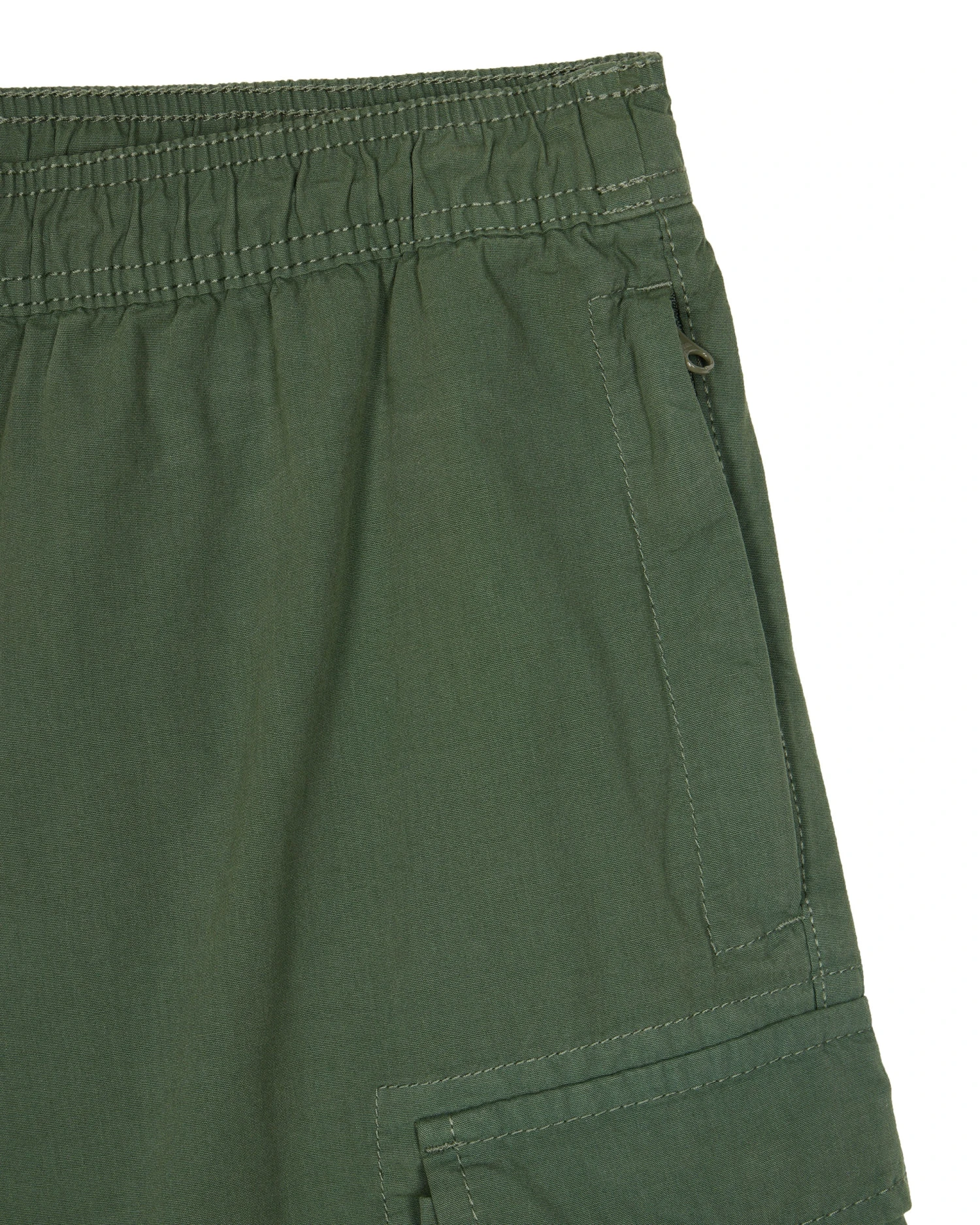Weekend Offender Faraci Garment Dye Shorts Dark Green - Image 7