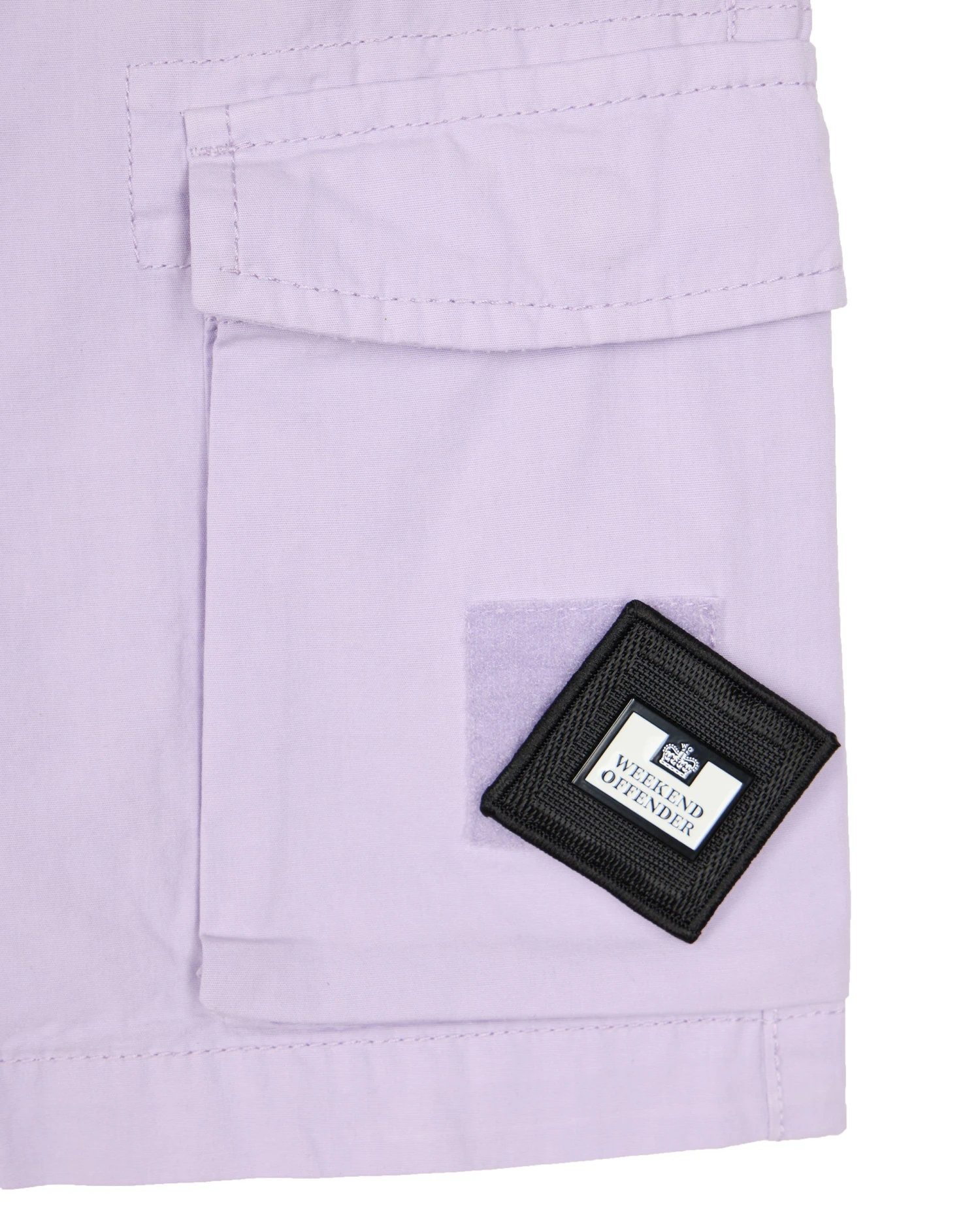 Weekend Offender Faraci Garment Dye Shorts Wisteria - Image 6