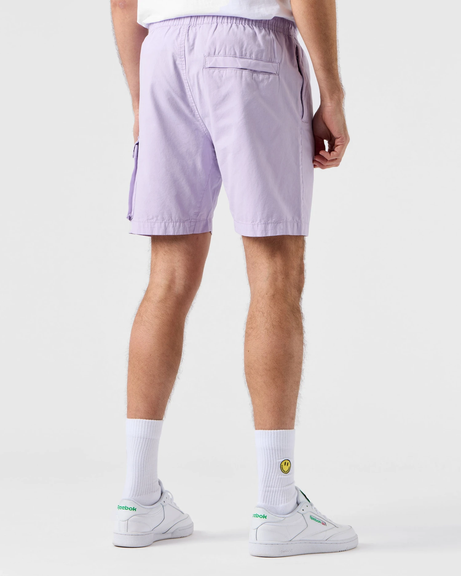 Weekend Offender Faraci Garment Dye Shorts Wisteria - Image 3