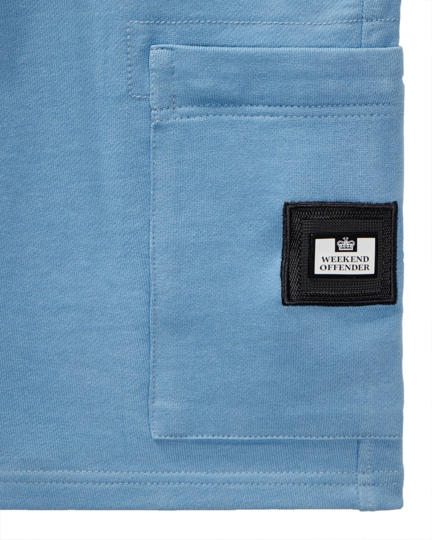 Weekend Offender Hawkins Jogger Shorts Coastal Blue - Image 6
