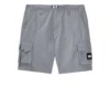 Weekend Offender Mascia Cargo Shorts Smokey Grey