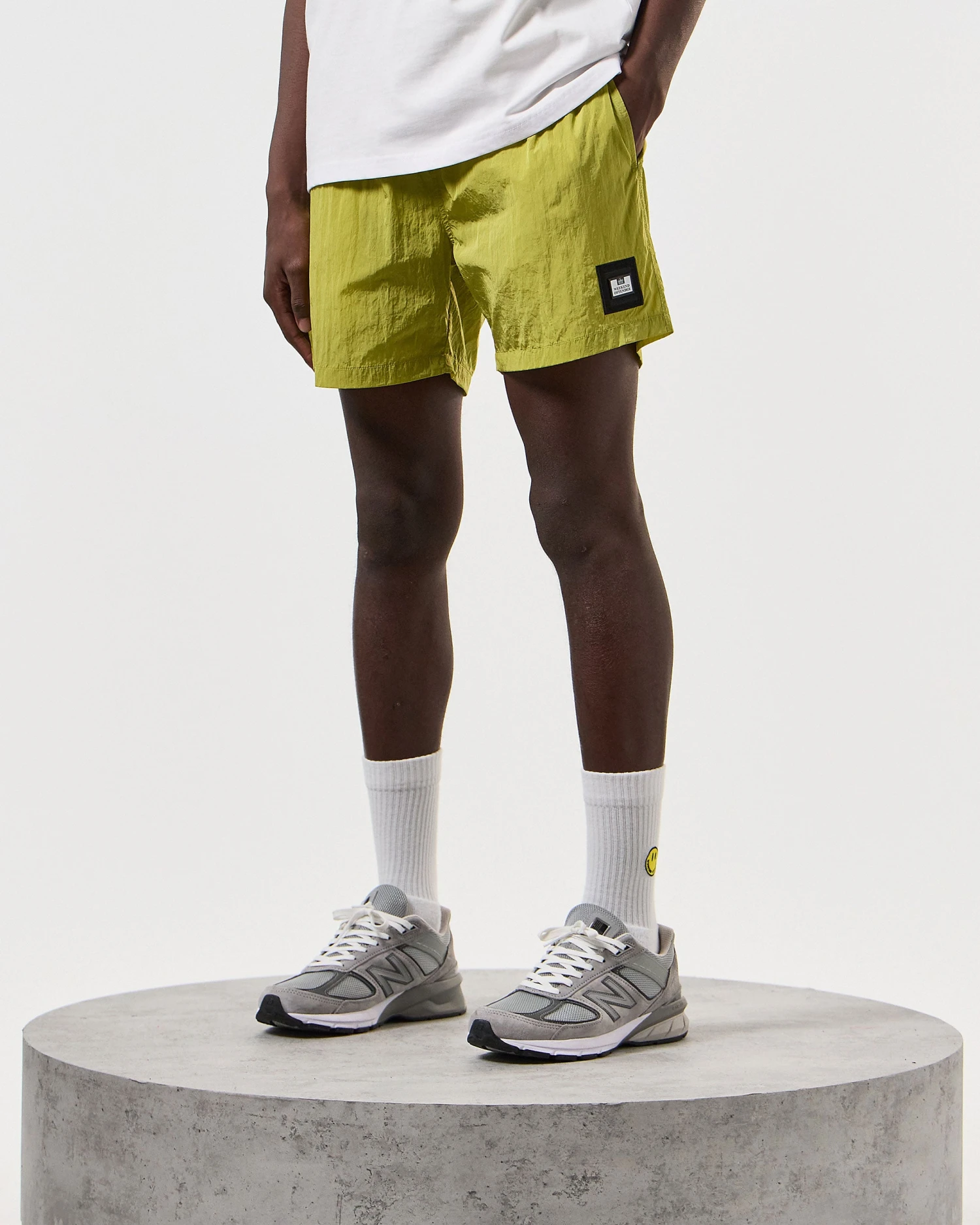 Weekend Offender Stacks Swim Shorts Limeish Green - Image 2