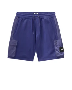 Weekend Offender Pink Sands Jogger Shorts Bright Navy