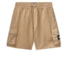Weekend Offender Pink Sands Jogger Shorts Cognac Brown