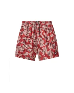 Weekend Offender Kids Anzio Shorts Blaze Red Rain Camo