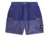 Weekend Offender Azeez Parachute Pocket Shorts Bright Navy