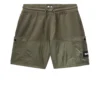 Weekend Offender Azeez Parachute Pocket Shorts Castle Green