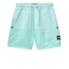 Weekend Offender Azeez Parachute Pocket Shorts Celeste Green