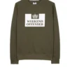 Weekend Offender Penitentiary Classic Sweatshirt Dark Green - Plus Size