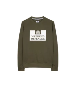 Weekend Offender Kids Penitentiary Classic Sweatshirt Dark Green
