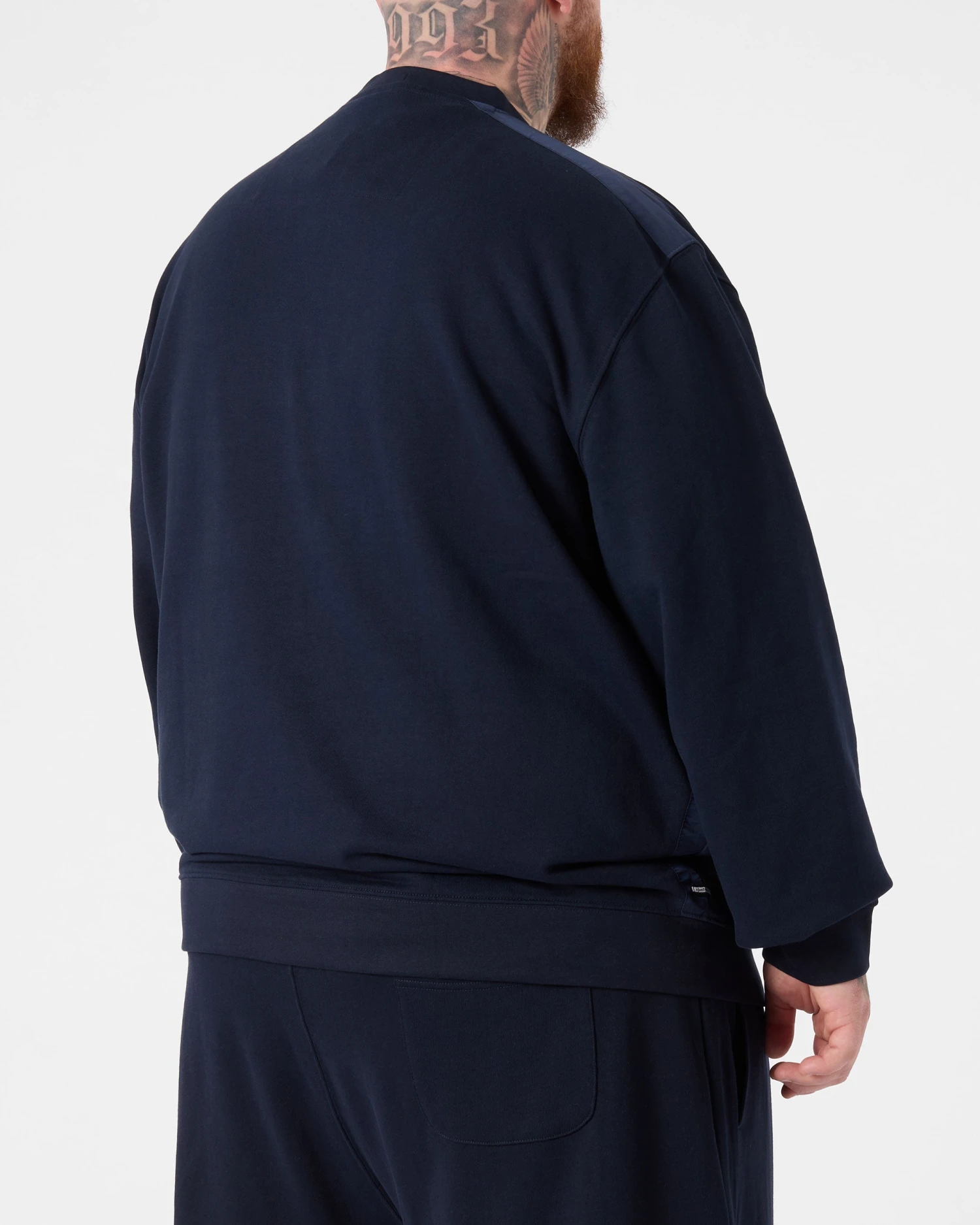 Weekend Offender F Bomb Sweatshirt Navy - Plus Size - Image 4