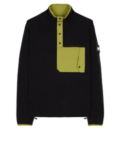 Weekend Offender Cruz Polar Fleece Black/Lime Green