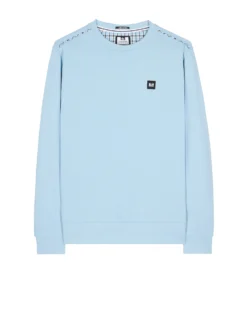 Weekend Offender Vega Sweatshirt Winter Sky/Blue House Check