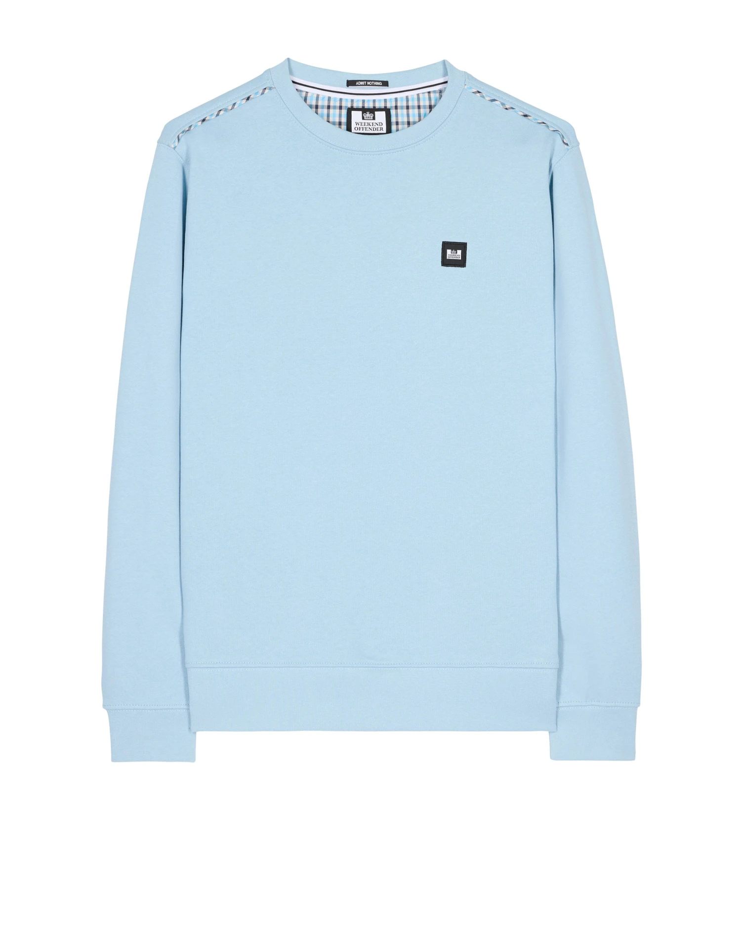 Weekend Offender Vega Sweatshirt Winter Sky/Blue House Check
