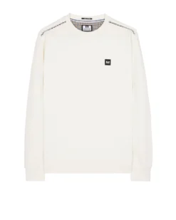 Weekend Offender Vega Sweatshirt Winter White/House Check