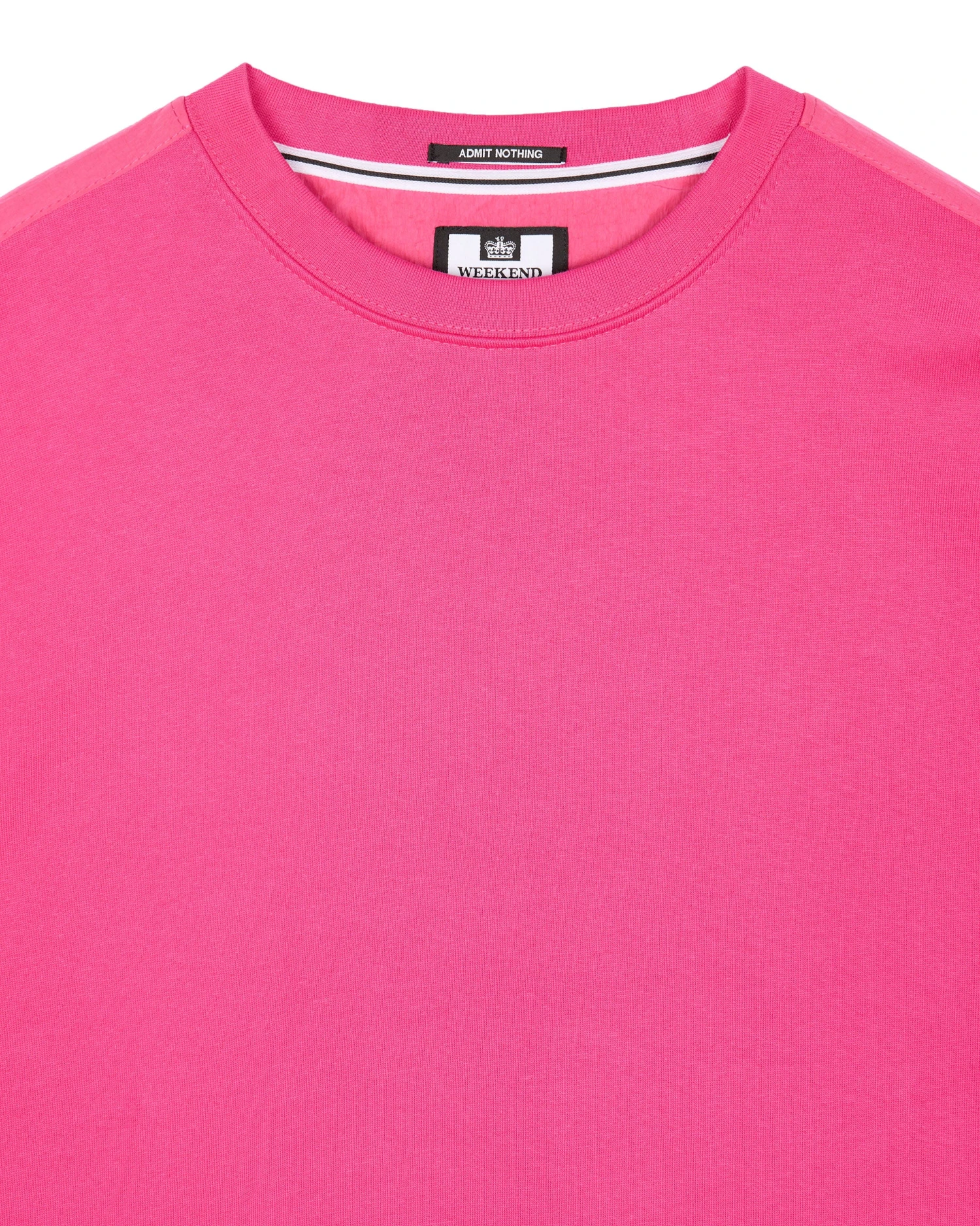 Weekend Offender F Bomb Sweatshirt Cerise Pink - Image 5