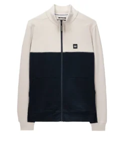 Weekend Offender Topping Zip Through Sweatshirt Navy