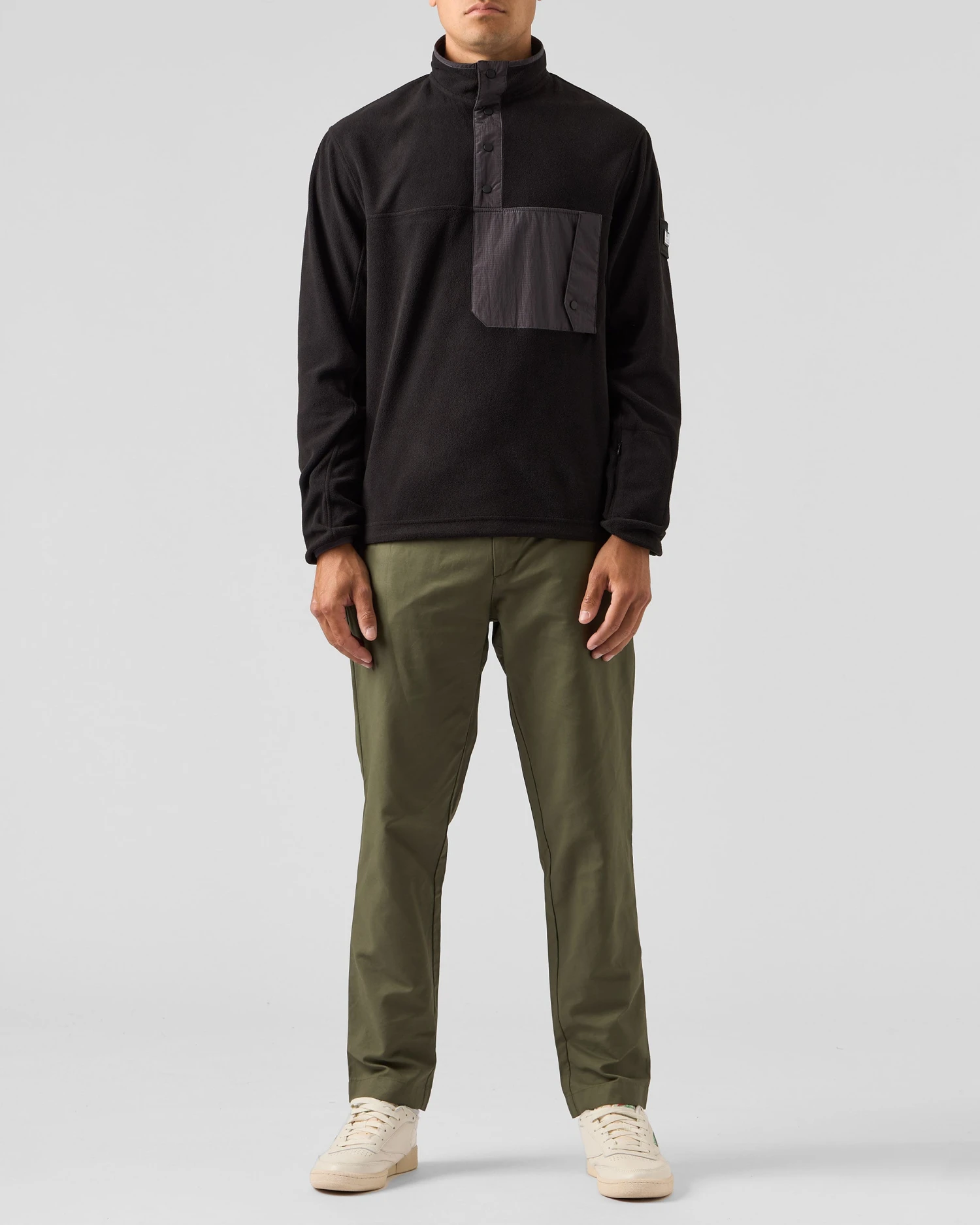 Weekend Offender Cruz Polar Fleece Black/Greystone - Image 2