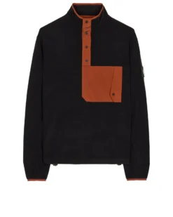 Weekend Offender Cruz Polar Fleece Black/Orange Peel
