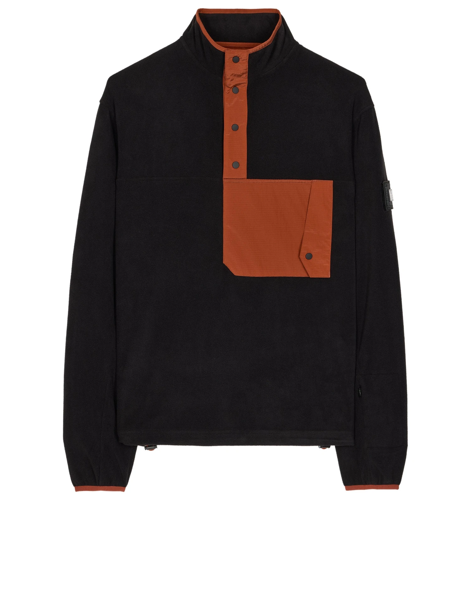 Weekend Offender Cruz Polar Fleece Black/Orange Peel