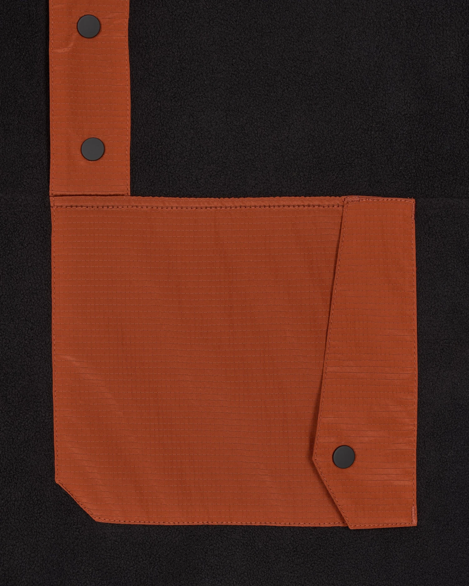 Weekend Offender Cruz Polar Fleece Black/Orange Peel - Image 5
