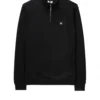 Weekend Offender Faraone Quarter Zip Sweatshirt Black