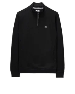 Weekend Offender Faraone Quarter Zip Sweatshirt Black