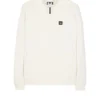 Weekend Offender Faraone Quarter Zip Sweatshirt Winter White