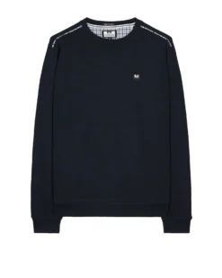 Weekend Offender Vega Sweatshirt Navy/Blue House Check