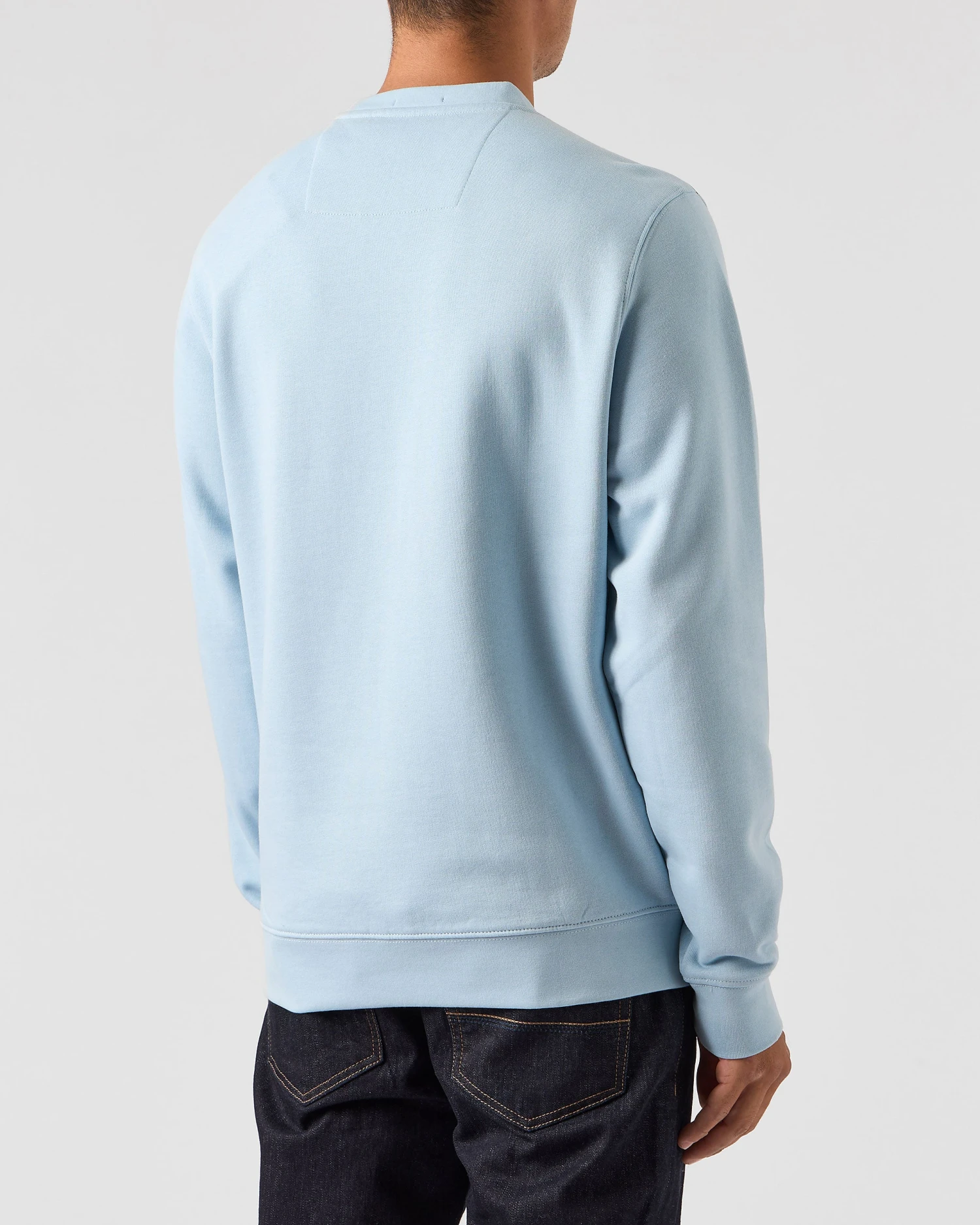 Weekend Offender Vega Sweatshirt Winter Sky/Blue House Check - Image 4