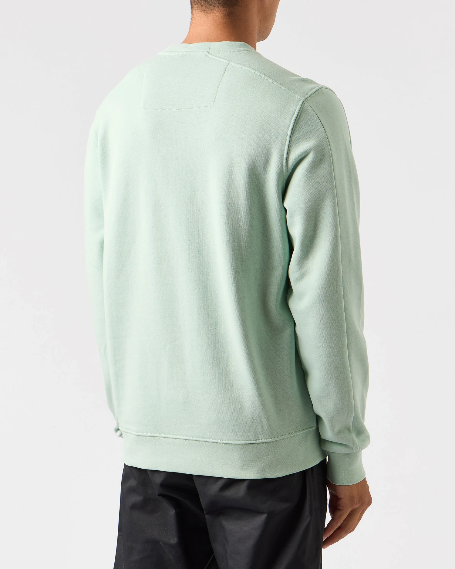 Weekend Offender Adiel Mesh Pocket Sweatshirt Mint Tea Green - Image 4