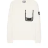 Weekend Offender Adiel Mesh Pocket Sweatshirt Winter White
