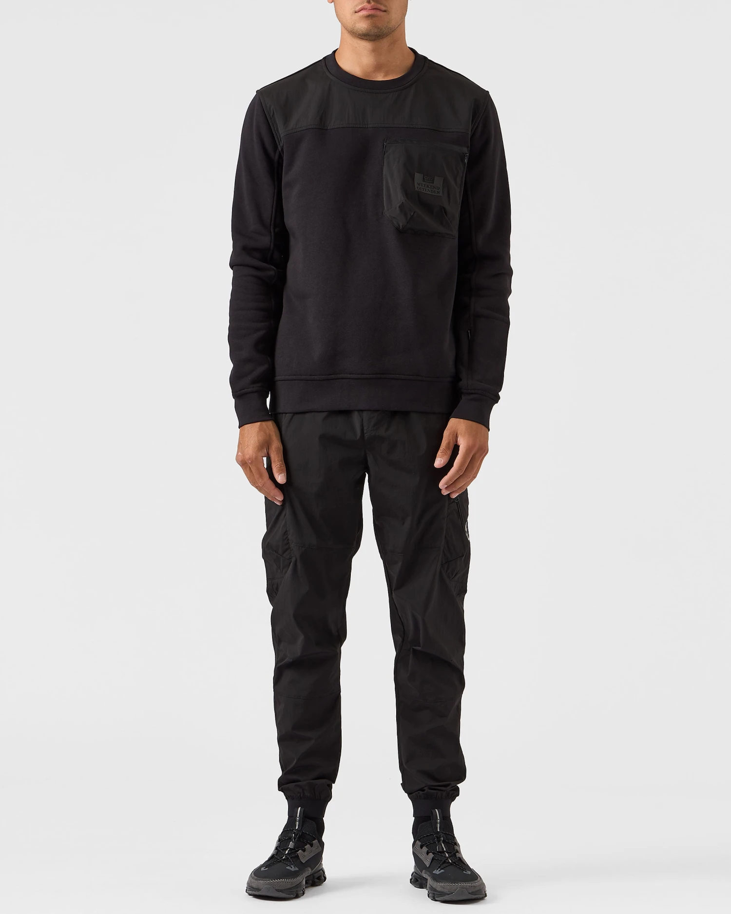 Weekend Offender Avery Sweatshirt Black - Image 2