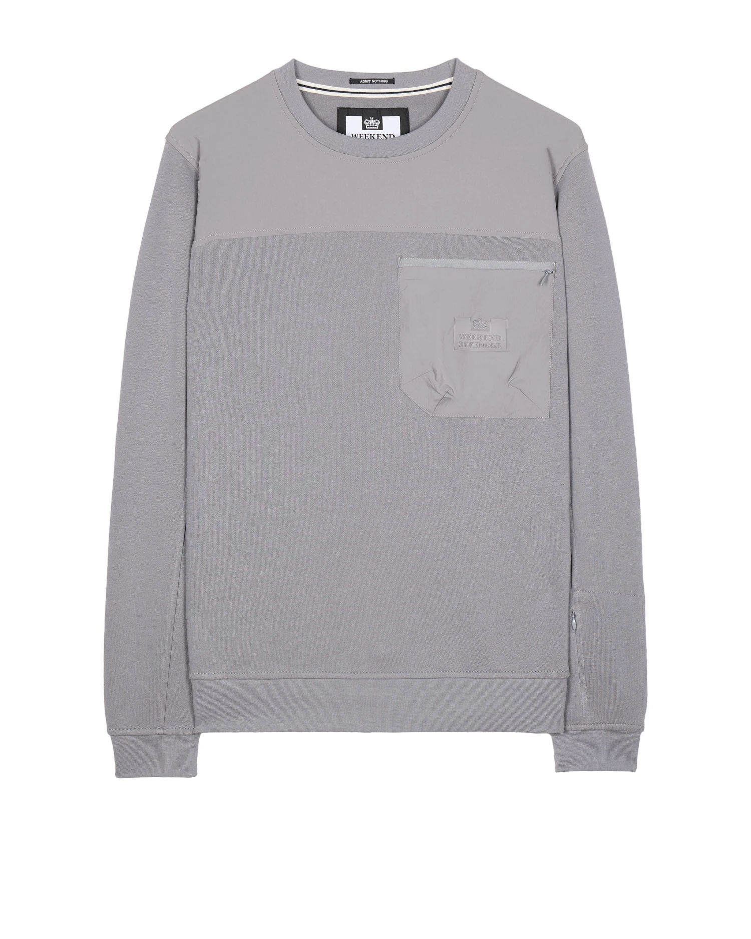 Weekend Offender Avery Sweatshirt Light Grey