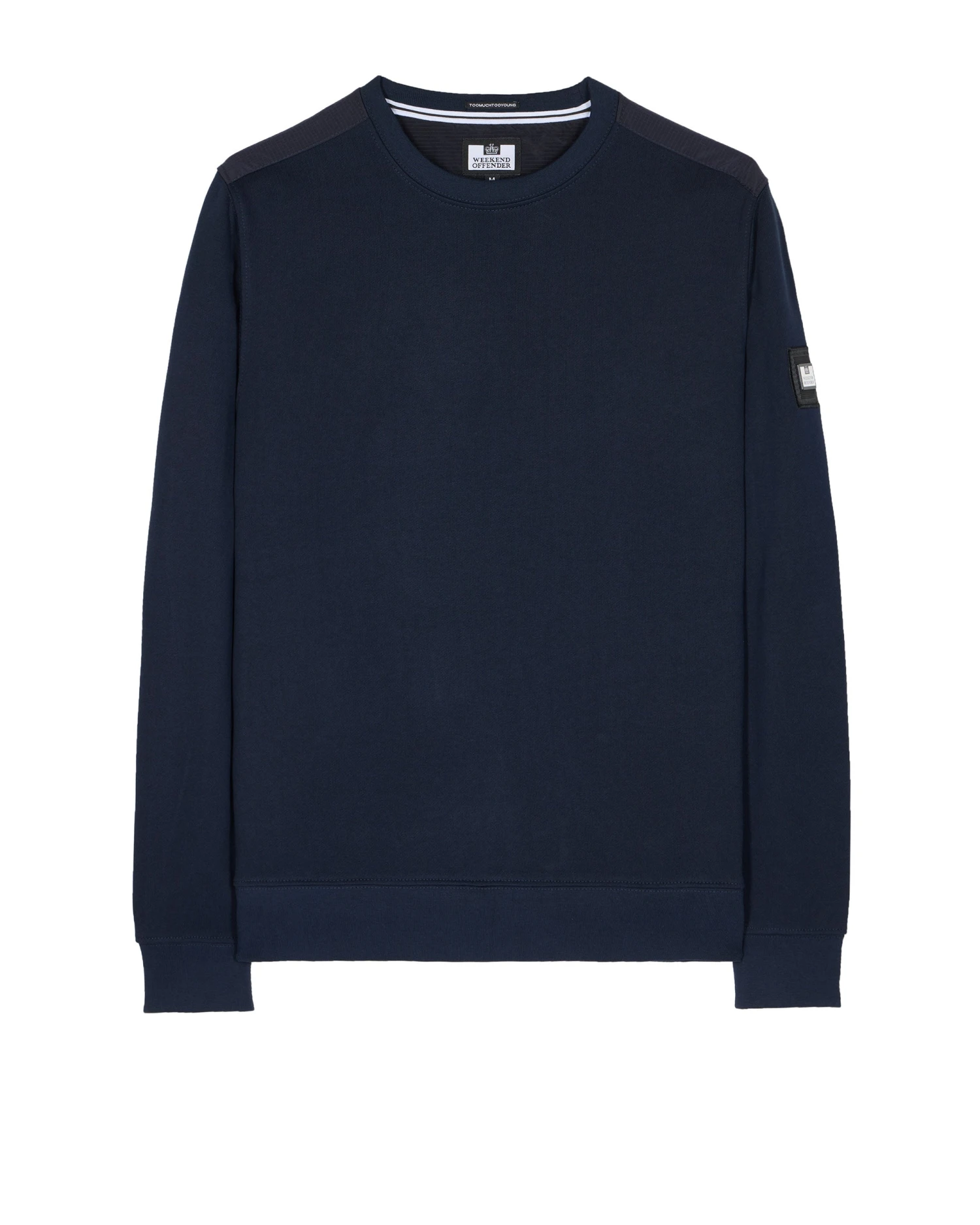 Weekend Offender F Bomb Sweatshirt Navy - Plus Size