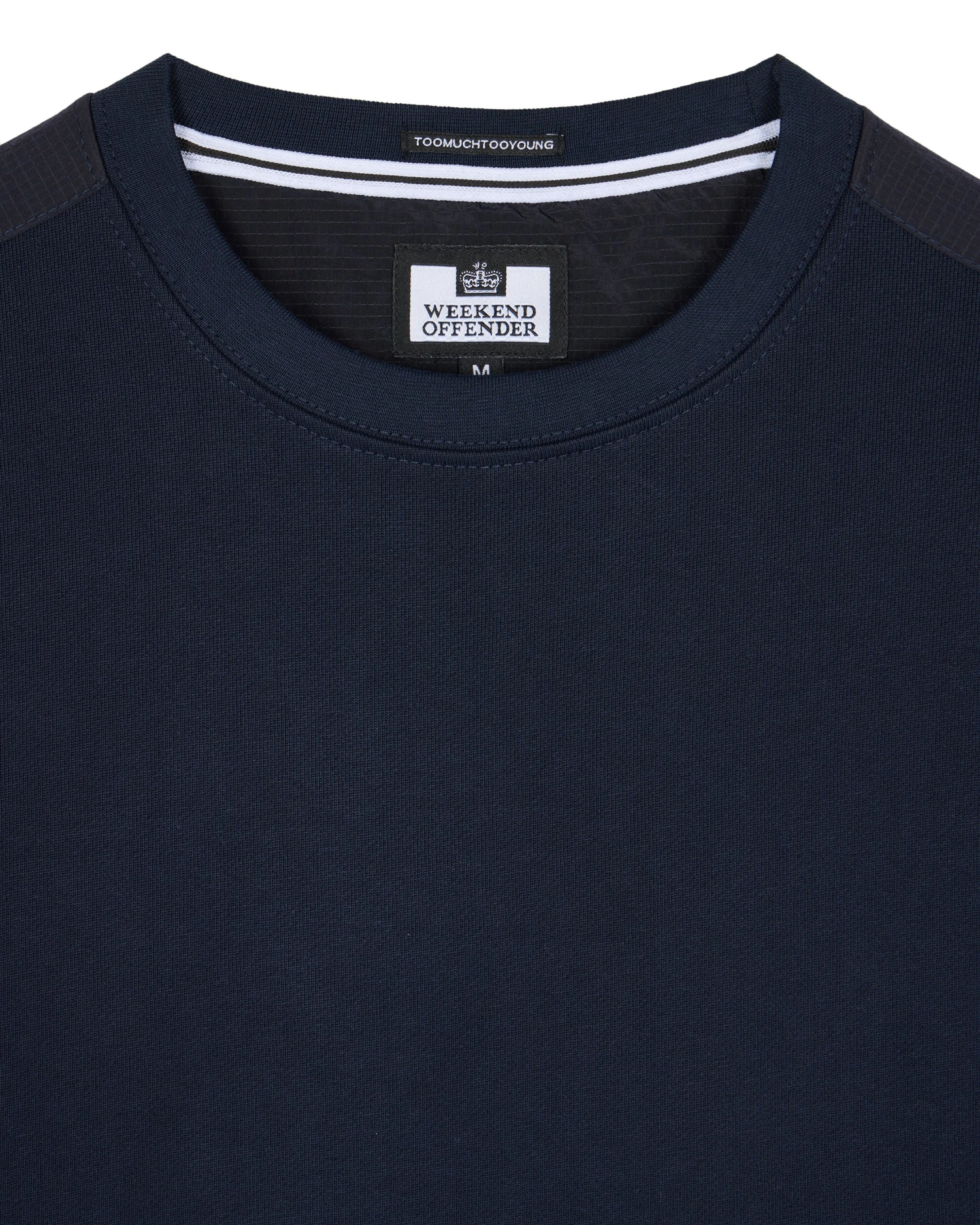 Weekend Offender F Bomb Sweatshirt Navy - Plus Size - Image 5