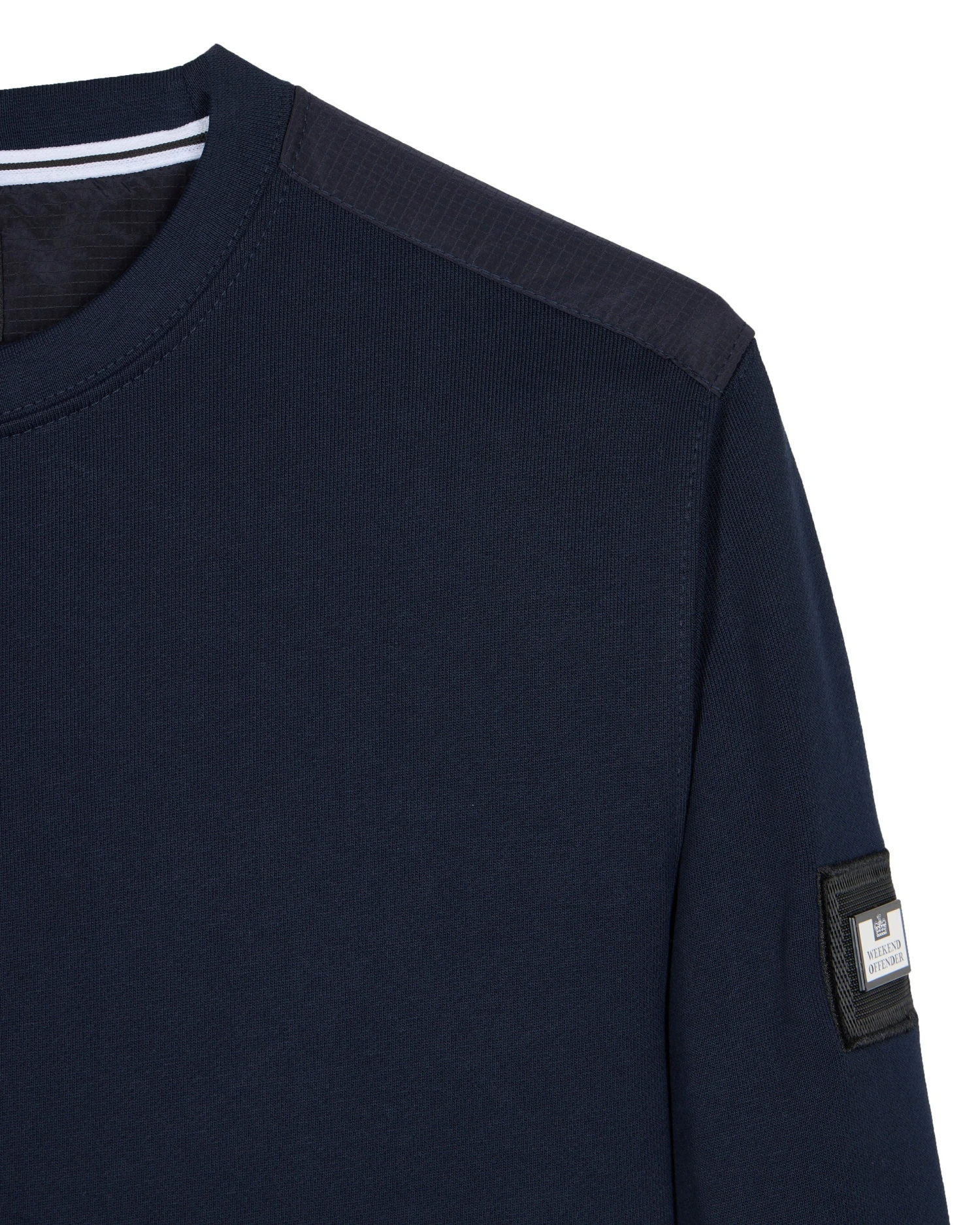Weekend Offender F Bomb Sweatshirt Navy - Plus Size - Image 6