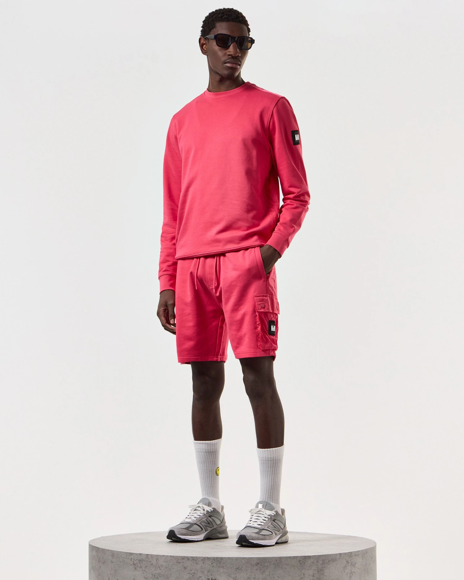 Weekend Offender F Bomb Sweatshirt Anthurium Pink - Image 2