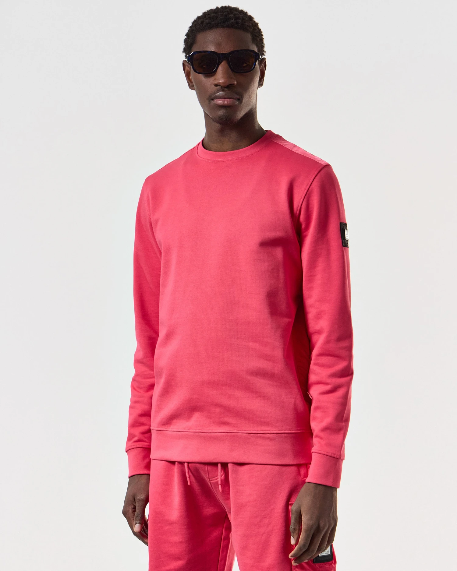 Weekend Offender F Bomb Sweatshirt Anthurium Pink - Image 3
