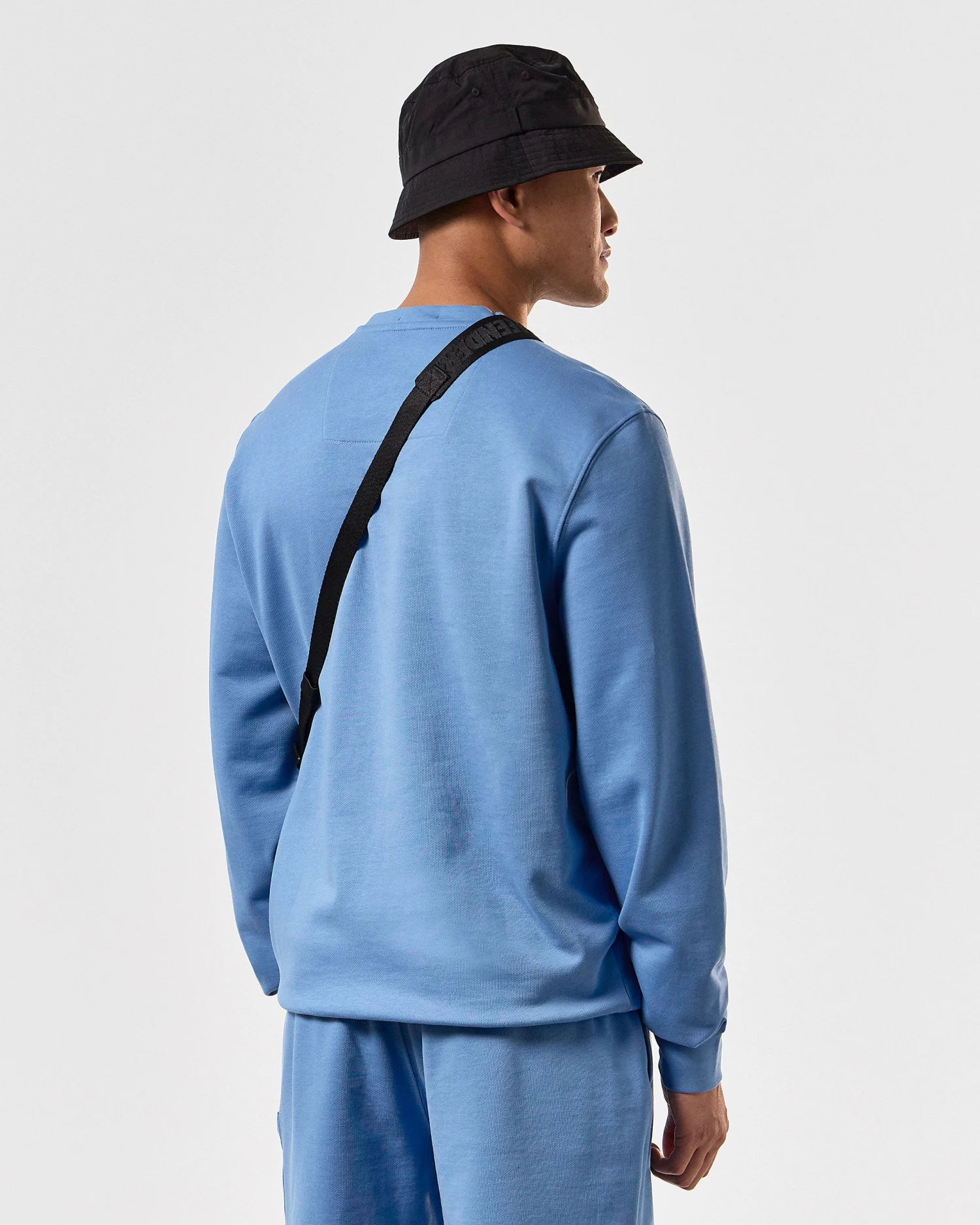 Weekend Offender Ferrer Sweatshirt Coastal Blue - Image 4