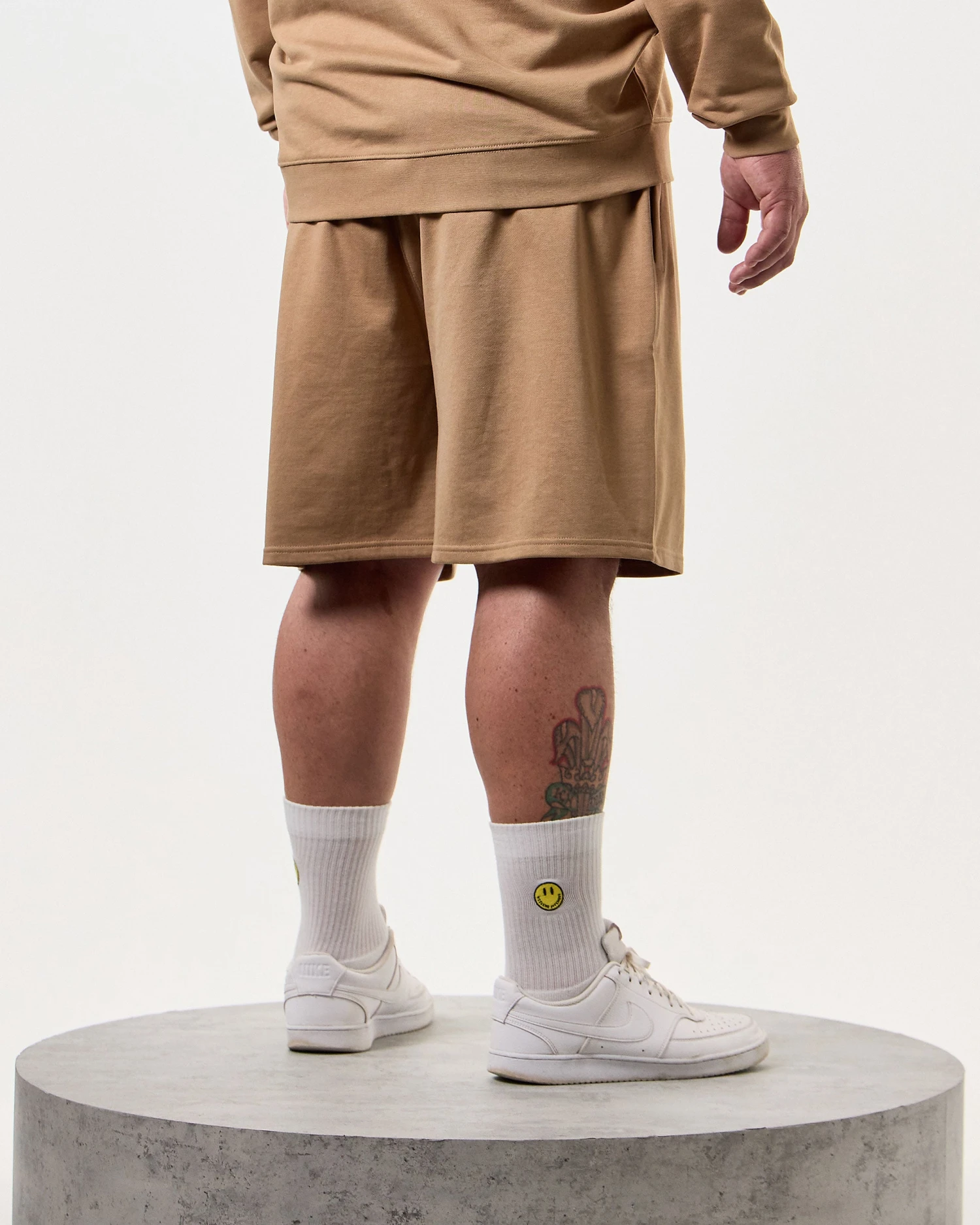 Weekend Offender Lerena Jogger Shorts Cognac Brown - Plus Size - Image 4