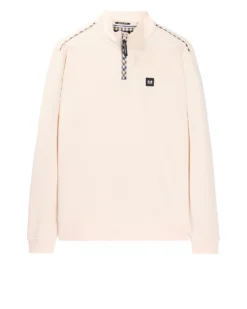 Weekend Offender Matisa Quarter Zip Sweatshirt Alabaster