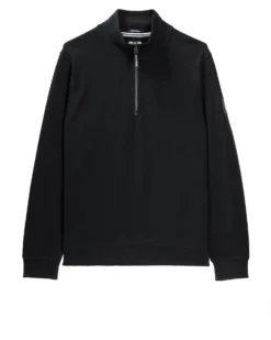 Weekend Offender Kraviz Quarter Zip Sweatshirt Black