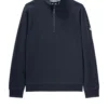 Weekend Offender Kraviz Quarter Zip Sweatshirt Navy
