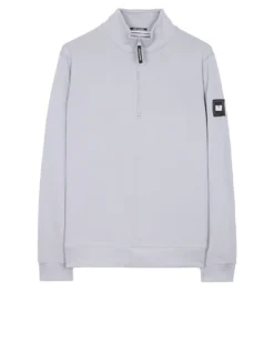 Weekend Offender Kraviz Quarter Zip Sweatshirt Smokey Grey
