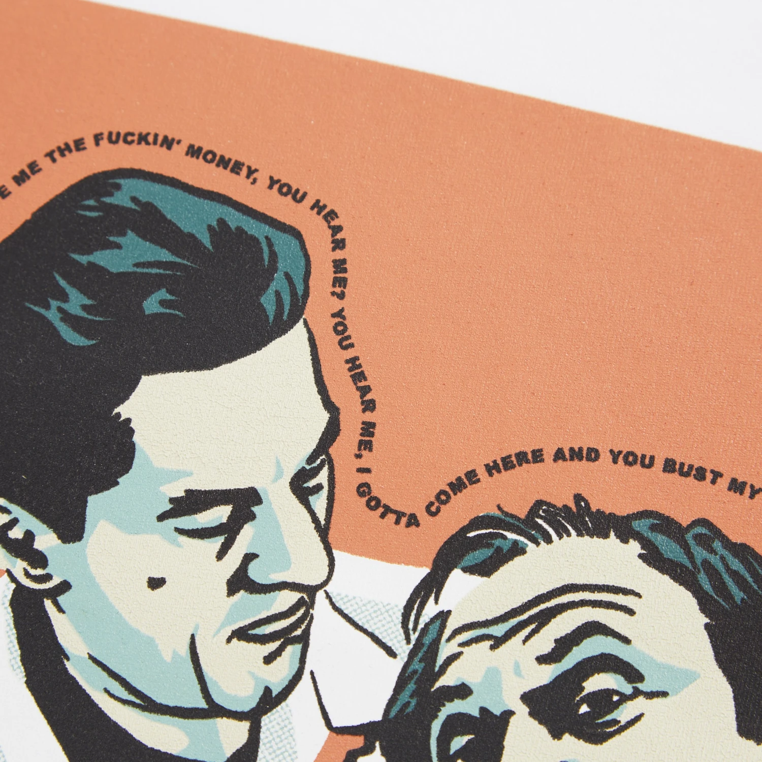 Weekend Offender Morrie Graphic T-Shirt White - Image 3