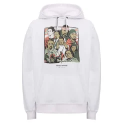 Weekend Offender Wire Graphic Hoodie White