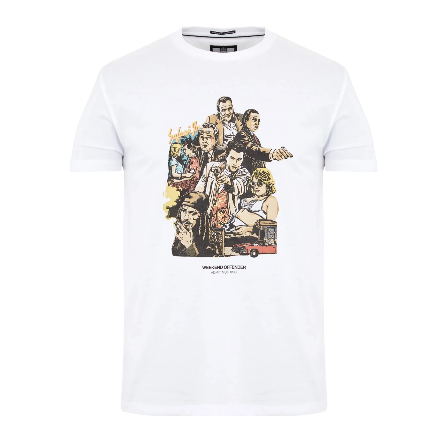 Weekend Offender True Romance Graphic T-Shirt White