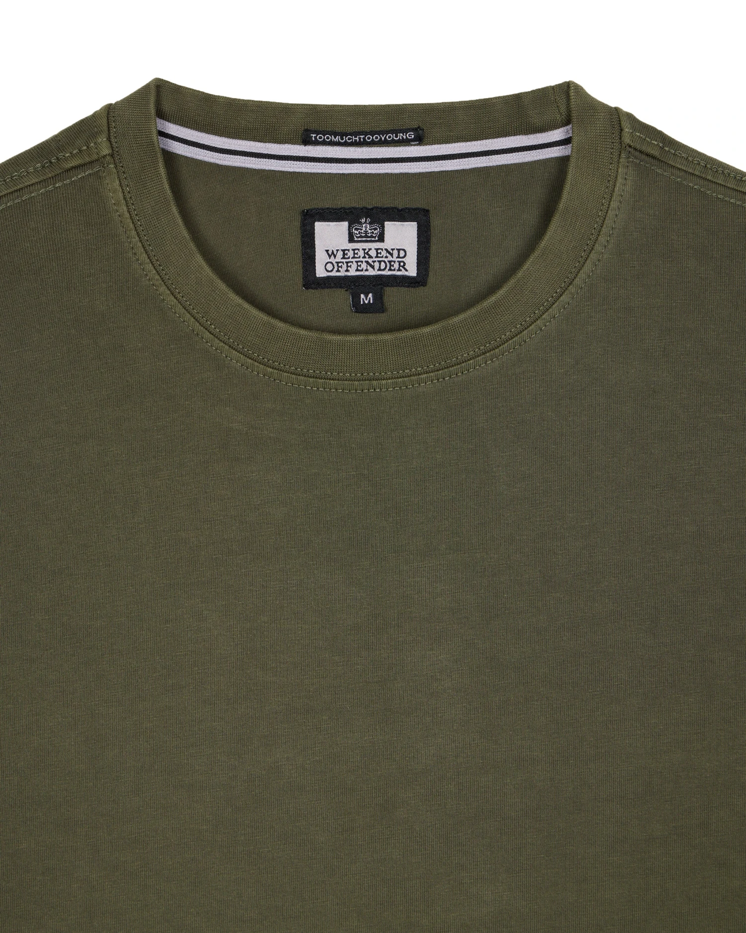 Weekend Offender Freetown Long Sleeve T-Shirt Dark Green - Image 5